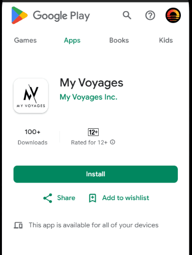 MyVoyages Travel App